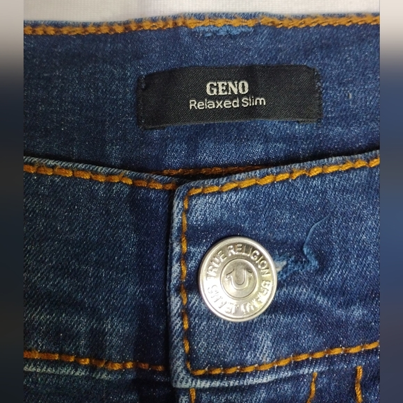 True Religion Geno Big T Snap Relax Slim Men's jeans NWT $199 - Picture 5 of 7